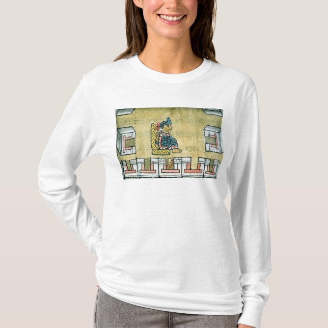 Montezuma II, vom 'florentinischen Codex T-Shirt (Vorderseite)