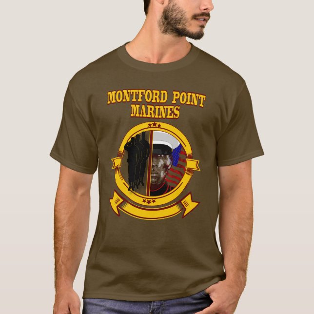 Montford Point Marines: Erster afroamerikanischer  T-Shirt (Vorderseite)