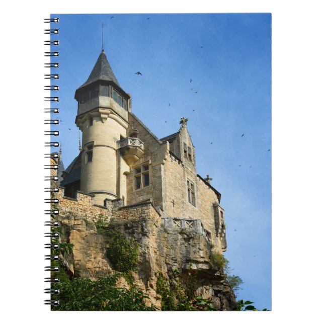 Montfort Schloss, Dordogne, Frankreich Notizblock (Vorderseite)