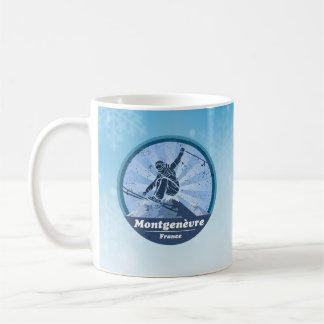 Montgenèvre Skistation - Skier Kaffeetasse