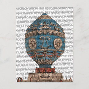 Montgolfier Aerostatique Heißluftballon Postkarte