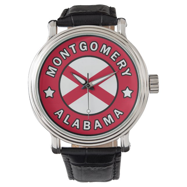 Montgomery Alabama Armbanduhr (Vorderseite)