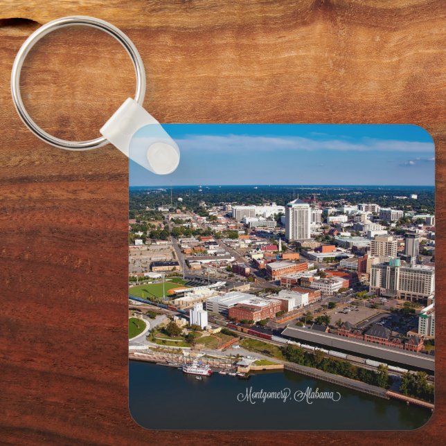 Montgomery, Alabama-Aussicht Schlüsselanhänger (Vorderseite)