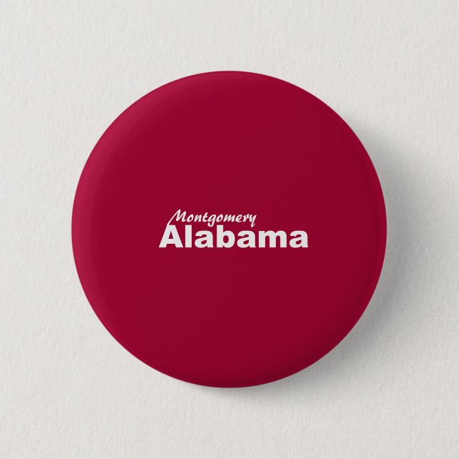 Montgomery, Alabama Button (Vorderseite)