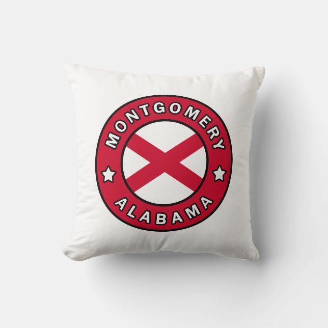 Montgomery Alabama Kissen (Vorderseite)