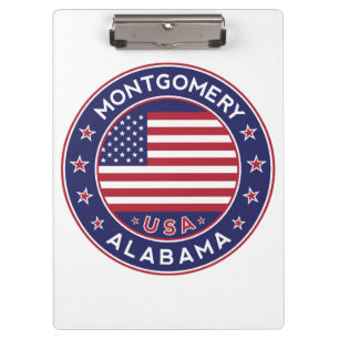 Montgomery, Alabama Klemmbrett