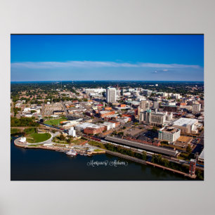 Montgomery, Alabama-Luftbild, Poster