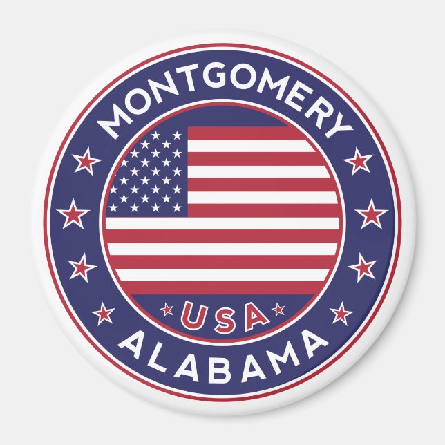 Montgomery, Alabama Magnet (Vorne)