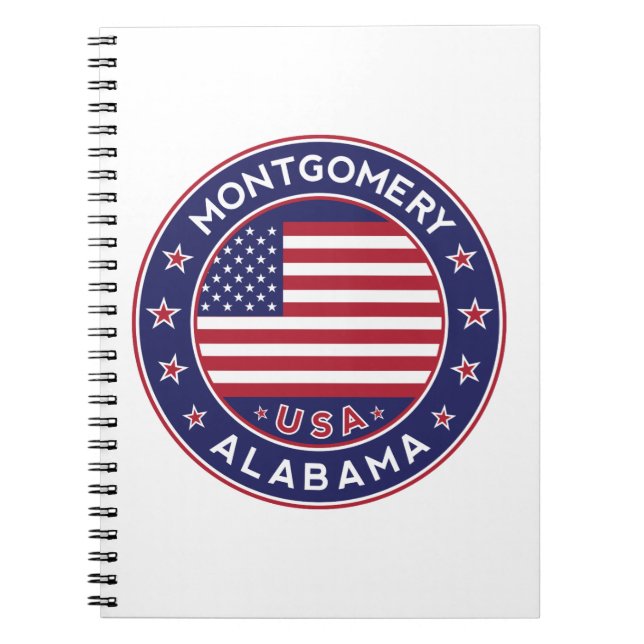 Montgomery, Alabama Notizblock (Vorderseite)