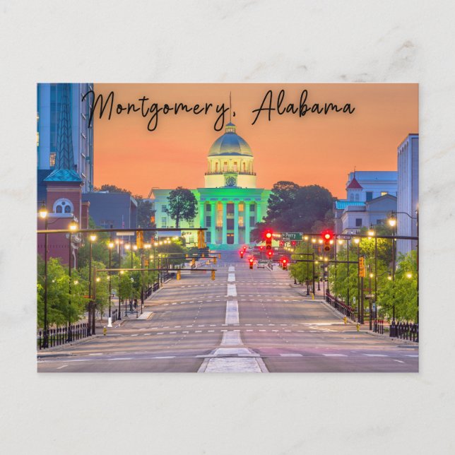 Montgomery Alabama Postcard Postkarte (Vorderseite)