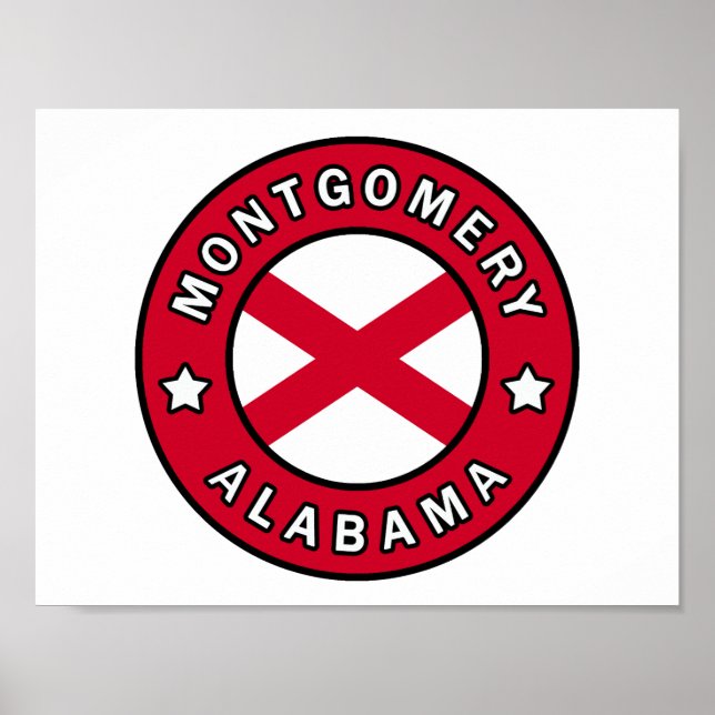 Montgomery Alabama Poster (Vorne)