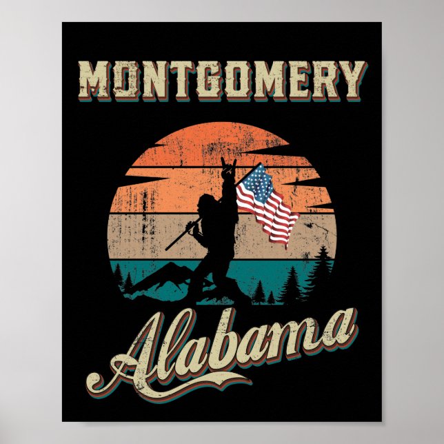 Montgomery Alabama Poster (Vorne)