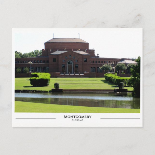 Montgomery Alabama Postkarte (Vorderseite)