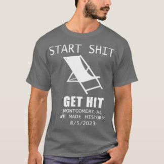 Montgomery Alabama Prügelei Trending Meme Stuhl Hu T-Shirt