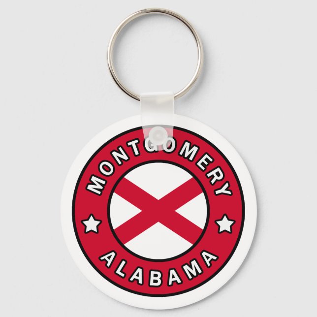 Montgomery Alabama Schlüsselanhänger (Vorderseite)