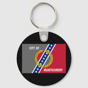 Montgomery (Alabama) Schlüsselanhänger der Stadtfl