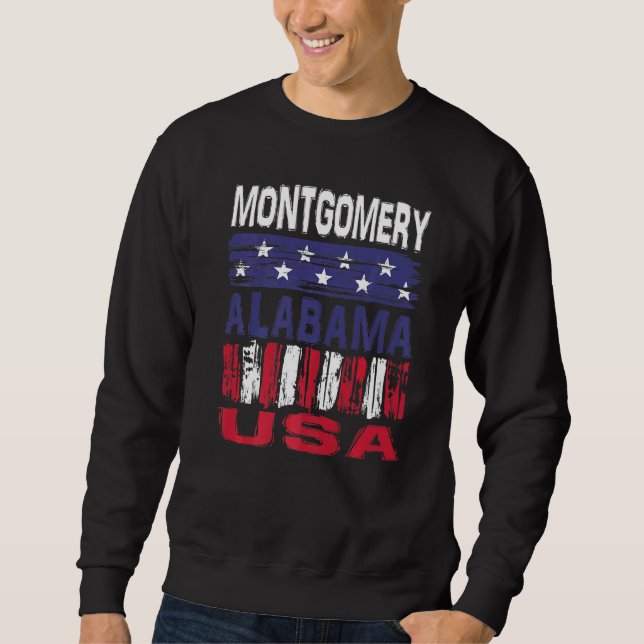 Montgomery Alabama USA Sweatshirt (Vorderseite)