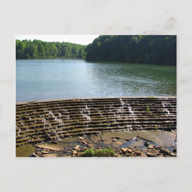 Montgomery Bell Staat Park Spillway Postkarte (Vorderseite)
