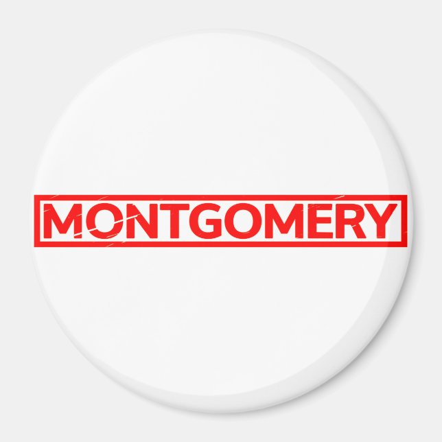 Montgomery-Briefmarke Magnet (Vorne)