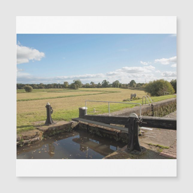 Montgomery Canal Shropshire England Magnetkarte (Vorderseite)