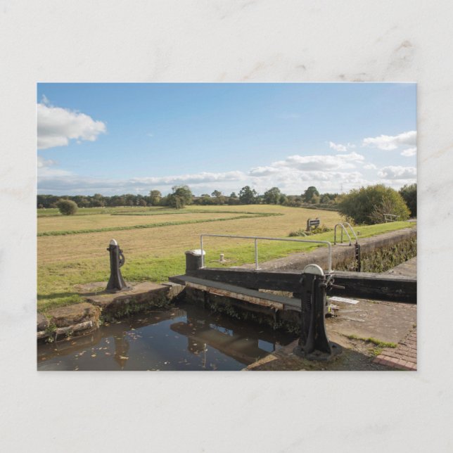 Montgomery Canal Shropshire England Postkarte (Vorderseite)