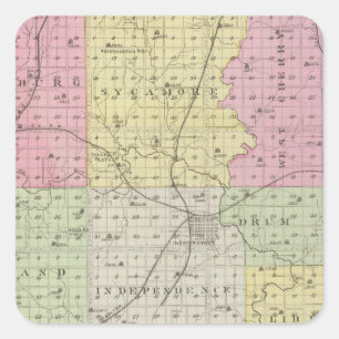 Montgomery County, Kansas Quadratischer Aufkleber