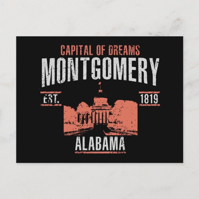 Montgomery Postkarte (Vorderseite)