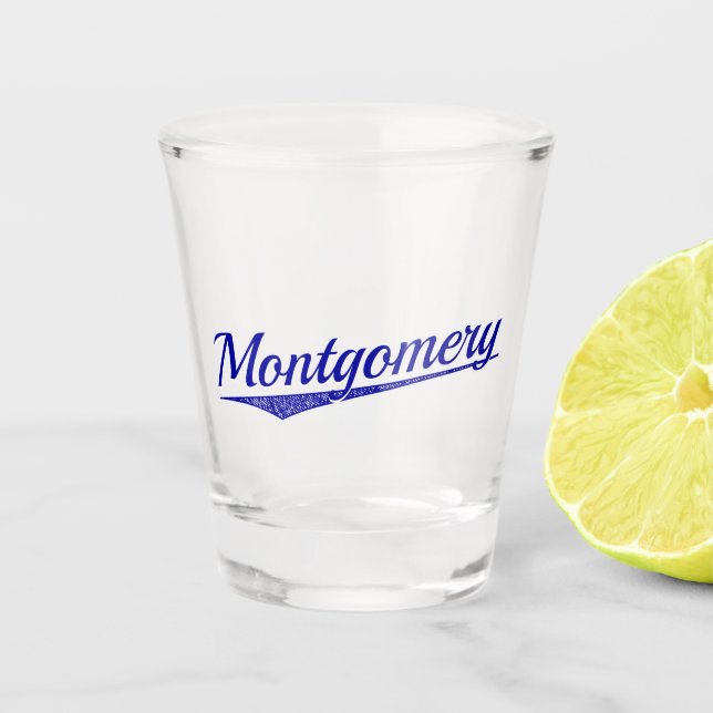 Montgomery Schnapsglas (Vorderseite)