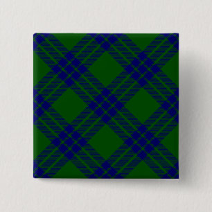 Montgomery tartan green blue kariert button