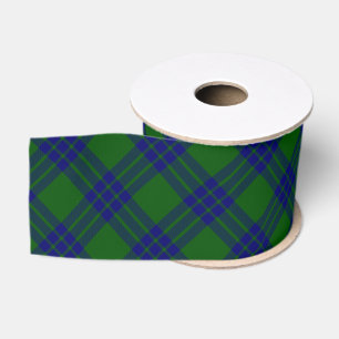 Montgomery tartan green blue kariert ripsband