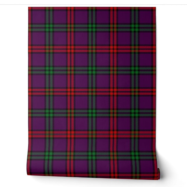 Montgomery Tartan Kariert Scottish Clan Tapete (Abrollen)