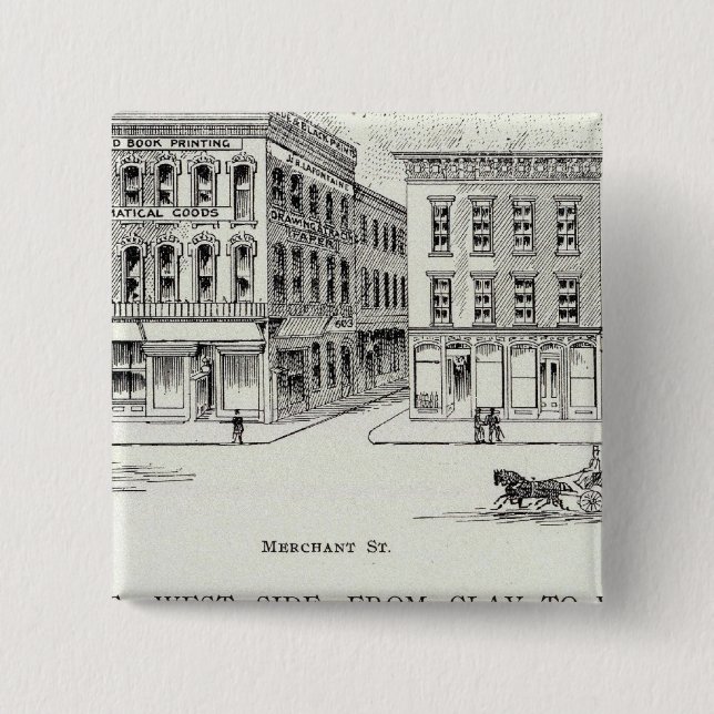 Montgomery West Side Clay und Washington Button (Vorderseite)