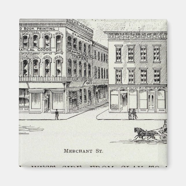 Montgomery West Side Clay und Washington Magnet (Vorne)