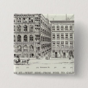 Montgomery West Side Pine und Kalifornien Button