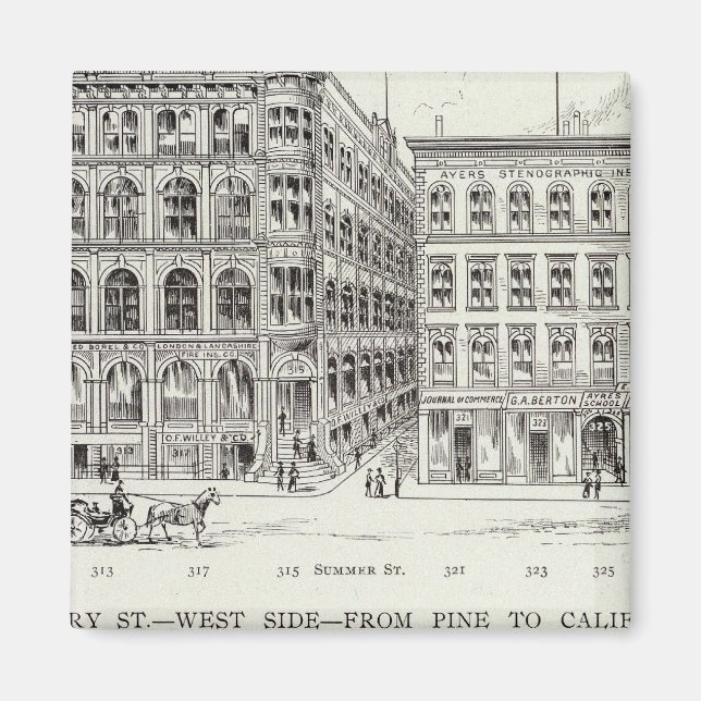 Montgomery West Side Pine und Kalifornien Magnet (Vorne)