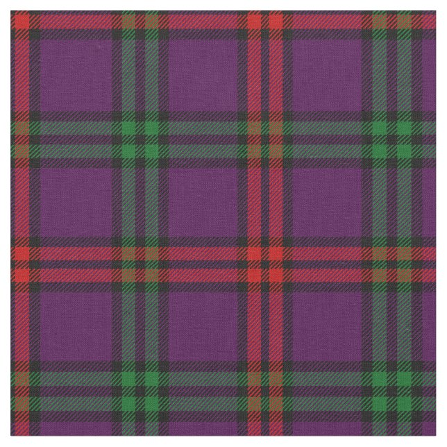 Montgomerytartan-Druck Stoff (Nahaufnahme)