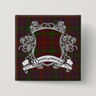 Montgomerytartan-Schild Button