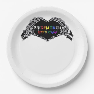 Month Skeleton Heart Hands LGBTQIA Pappteller
