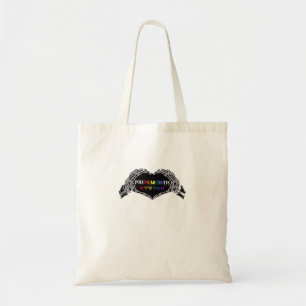 Month Skeleton Heart Hands LGBTQIA Tragetasche