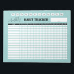 Monthly Habit Tracker  Notizblock<br><div class="desc">Build new habits with this Monthly Habit tracker,  keep yourself accountable!
Background color can be changed.</div>