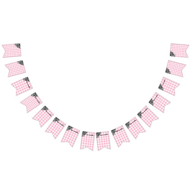 Monthly Milestone Banner for First Birthday (Alle)