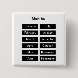 Months of the year button