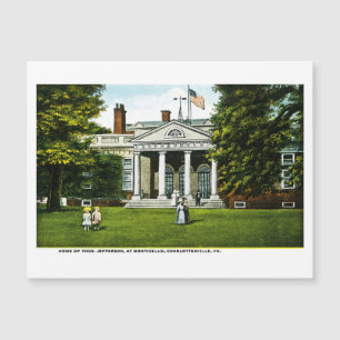 Monticello, Charlottesville, Virginia Magnetkarte