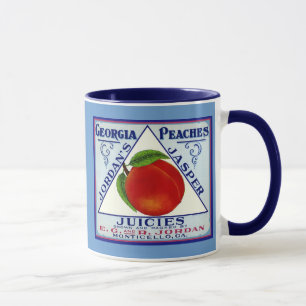 Monticello Georgia Peaches Tasse