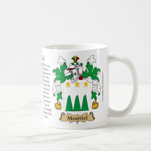 Montiel, der Ursprung, die Bedeutung und das Kaffeetasse (Rechts)