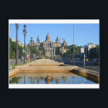 Montjuic, Barcelona, españa Postkarte<br><div class="desc">Montjuic,  Barcelona,  españa</div>