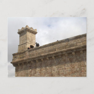 Montjuic Castle, Barcelona Postkarte