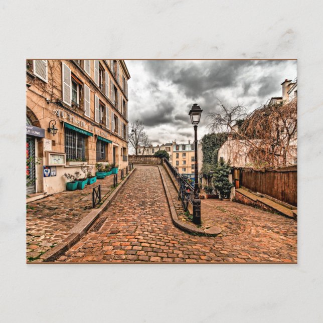 Montmarte, Paris, Frankreich Postkarte (Vorderseite)