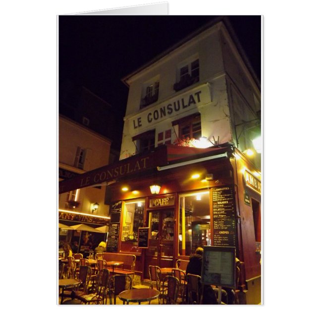 Montmartre Café, Paris am Abend (Vorne)