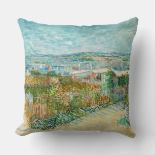 Montmartre, hinter dem Moulin de la Galette, Paris Kissen